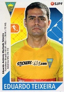 Sticker Eduardo Teixeira - Futebol 2017-2018 n. 130 - Panini