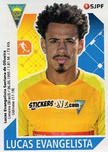 Sticker Lucas Evangelista - Futebol 2017-2018 - Panini