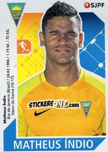Sticker Matheus Indio - Futebol 2017-2018 n. 134 - Panini