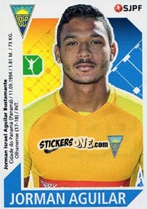 Sticker Jorman Aguilar - Futebol 2017-2018 - Panini