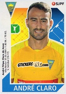 Cromo André Claro - Futebol 2017-2018 n. 137 - Panini