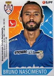 Sticker Bruno Nascimento - Futebol 2017-2018 n. 140 - Panini