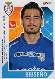 Sticker Briseno - Futebol 2017-2018 n. 142 - Panini