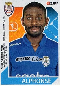 Sticker Alphonse - Futebol 2017-2018 n. 148 - Panini