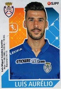 Sticker Luís Aurélio - Futebol 2017-2018 n. 151 - Panini