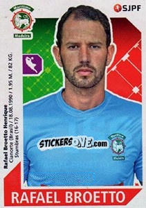 Sticker Rafael Broetto - Futebol 2017-2018 - Panini