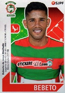 Sticker Bebeto - Futebol 2017-2018 n. 157 - Panini