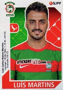 Sticker Luís Martins - Futebol 2017-2018 n. 162 - Panini