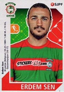 Sticker Erdem Sen - Futebol 2017-2018 n. 164 - Panini