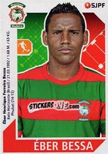 Sticker Éber Bessa - Futebol 2017-2018 n. 166 - Panini