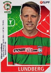 Sticker Lundberg - Futebol 2017-2018 n. 171 - Panini