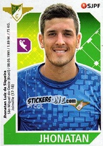 Sticker Jhonatan - Futebol 2017-2018 - Panini