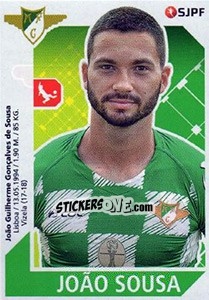 Sticker João Sousa - Futebol 2017-2018 n. 176 - Panini