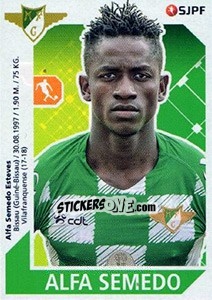 Sticker Alfa Semedo - Futebol 2017-2018 n. 180 - Panini