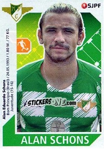 Sticker Alan Schons - Futebol 2017-2018 n. 182 - Panini