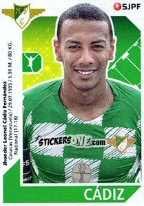 Sticker Cádiz - Futebol 2017-2018 n. 187 - Panini