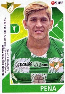 Sticker Peña - Futebol 2017-2018 n. 188 - Panini