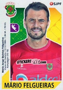 Cromo Mário Felgueiras - Futebol 2017-2018 - Panini