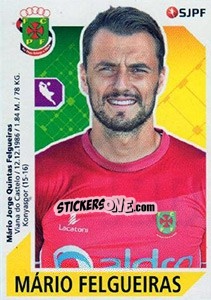 Sticker Mário Felgueiras - Futebol 2017-2018 n. 190 - Panini