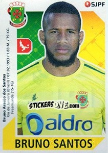 Sticker Bruno Santos - Futebol 2017-2018 - Panini