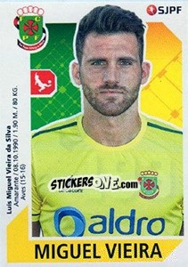 Sticker Miguel Vieira - Futebol 2017-2018 - Panini
