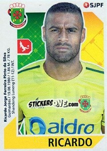Sticker Ricardo - Futebol 2017-2018 n. 194 - Panini