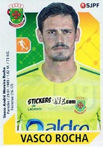 Figurina Vasco Rocha - Futebol 2017-2018 - Panini