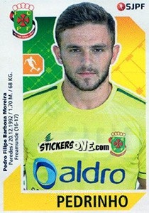 Sticker Pedrinho - Futebol 2017-2018 n. 200 - Panini