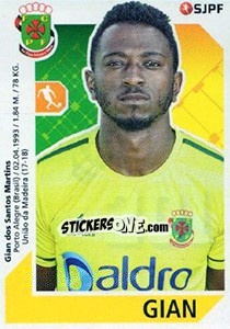 Sticker Gian - Futebol 2017-2018 n. 201 - Panini