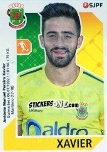 Sticker Xavier - Futebol 2017-2018 n. 202 - Panini