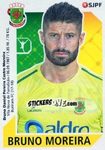 Cromo Bruno Moreira - Futebol 2017-2018 - Panini