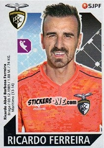 Sticker Ricardo Ferreira - Futebol 2017-2018 n. 206 - Panini