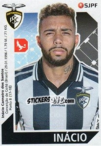 Sticker Inácio - Futebol 2017-2018 n. 212 - Panini
