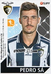 Sticker Pedro Sá - Futebol 2017-2018 n. 214 - Panini