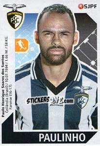 Sticker Paulinho - Futebol 2017-2018 n. 217 - Panini