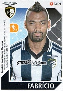 Sticker Fabrício - Futebol 2017-2018 n. 219 - Panini