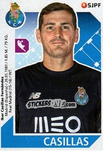 Sticker Iker Casillas - Futebol 2017-2018 n. 223 - Panini