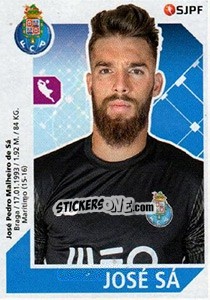 Sticker José Sá - Futebol 2017-2018 - Panini