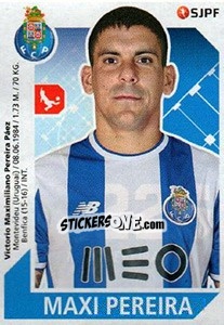 Sticker Maxi Pereira - Futebol 2017-2018 - Panini