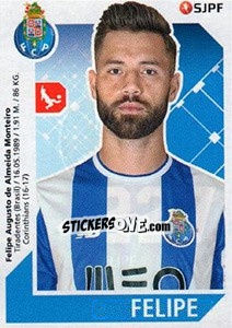 Sticker Felipe - Futebol 2017-2018 - Panini