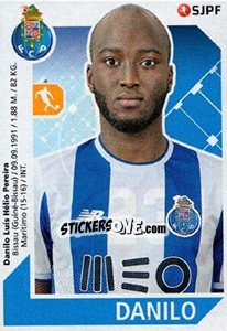 Sticker Danilo Pereira - Futebol 2017-2018 - Panini