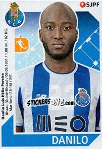 Sticker Danilo Pereira - Futebol 2017-2018 n. 231 - Panini