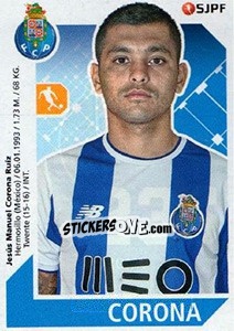 Sticker Jesús Corona - Futebol 2017-2018 n. 235 - Panini