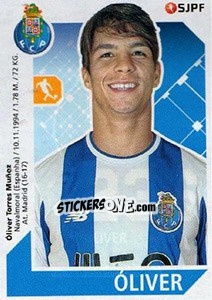 Sticker Óliver Torres - Futebol 2017-2018 - Panini