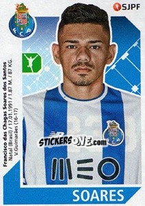 Sticker Soares - Futebol 2017-2018 n. 238 - Panini