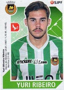 Sticker Yuri Ribeiro - Futebol 2017-2018 n. 245 - Panini