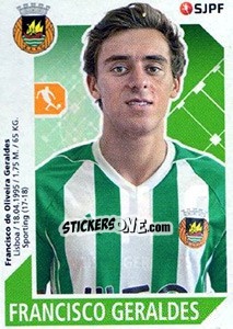 Cromo Francisco Geraldes - Futebol 2017-2018 - Panini