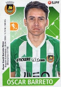 Cromo Óscar Barreto - Futebol 2017-2018 n. 251 - Panini