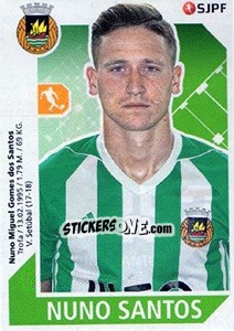 Cromo Nuno Santos - Futebol 2017-2018 n. 252 - Panini