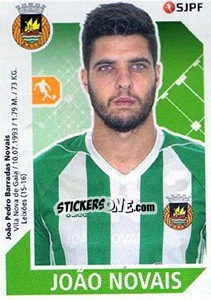 Sticker João Novais - Futebol 2017-2018 - Panini